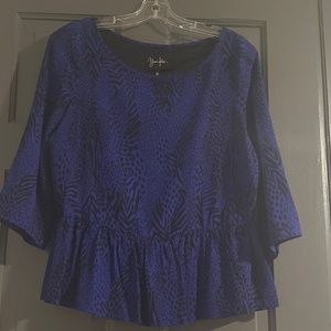 Women animal print blouse